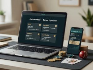 Mehr über den Artikel erfahren Das Spielangebot von Casino Infinity erklärt